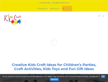 Tablet Screenshot of kidzcraft.co.uk